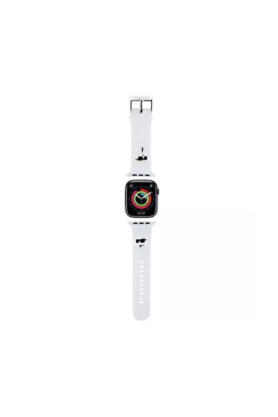 Karl Lagerfeld Λουράκι κεφαλής σιλικόνης λευκό (Apple Watch 44/45/46mm/Ultra ...