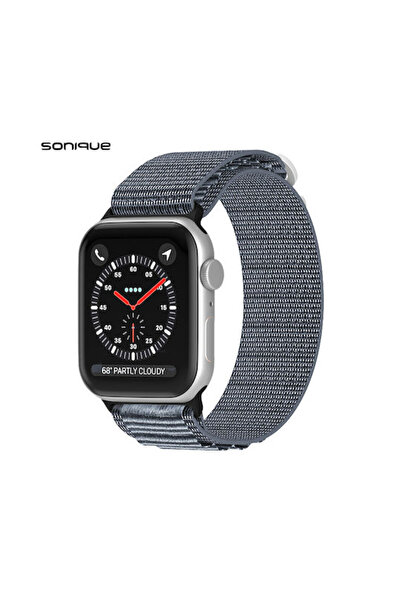 Other Λουράκι Sonique Υφασμάτινο Γκρι (Apple Watch (42/44/45/49mm))