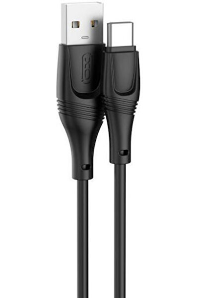 Xo NB238 Καλώδιο USB 2.0 USB-C Αρσενικό σε USB-A Μαύρο 1μ