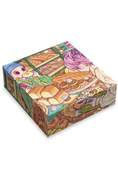 Generic Bakery Jigsaw Puzzle, Colorful Bakery Scene, Cute Character Illustrat...