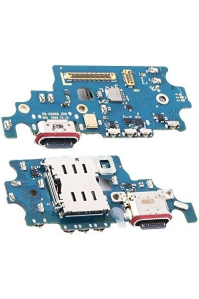 OEM Καλώδιο Flex με θύρα φόρτισης σε ασημί χρώμα για Galaxy S21+ 5G