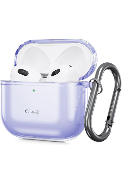 Tech-Protect Flexair Θήκη Σιλικόνης σε Μωβ χρώμα για Apple AirPods 4
