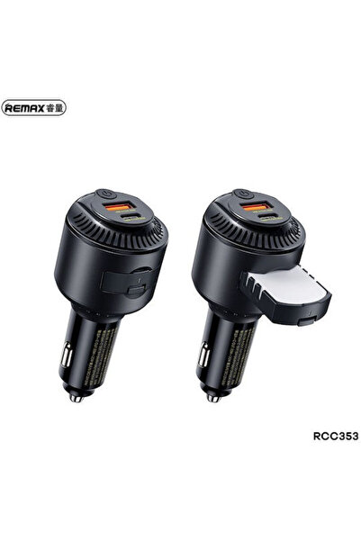 Remax Φορτιστής Αυτοκινήτου 60W Γρήγορης Φόρτισης με Θύρες 1xUSB-A 1xType-C Μ...