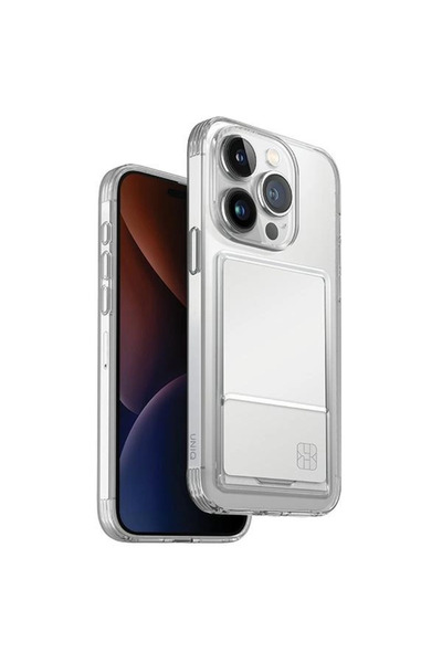 uniq Husă Air Fender pentru iPhone 15 Pro cu slot pentru card și protecție ex...