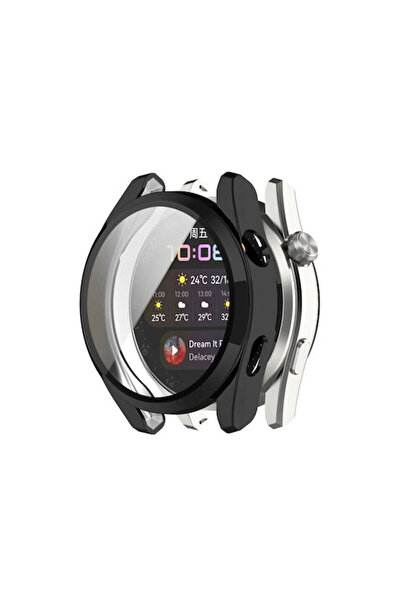 Techsuit Defense360 Pro Πλαστική Θήκη με Γυαλί σε Μαύρο χρώμα για Huawei Watch 3