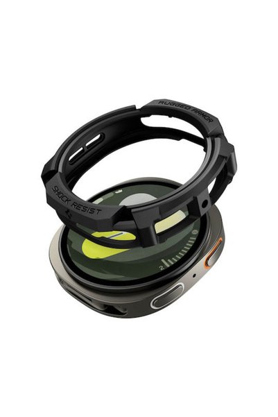 Spigen Ανθεκτική Θωρακισμένη Θήκη Σιλικόνης σε Μαύρο Χρώμα για Galaxy Watch 8...