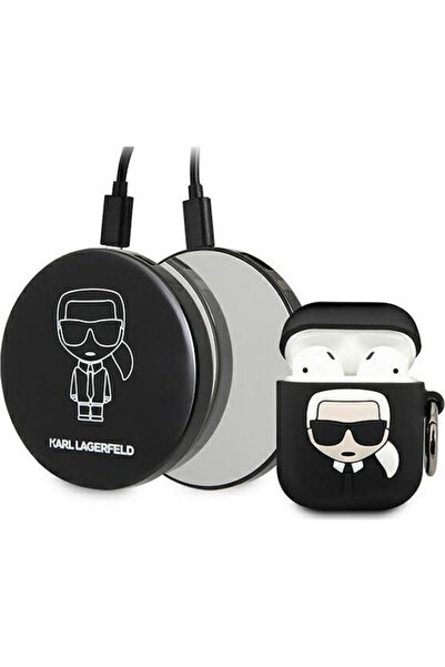 Karl Lagerfeld Εμβληματικό Σετ Θήκης και Power Bank σε Μαύρο χρώμα για Apple ...