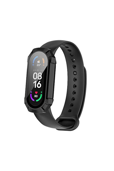 Techsuit Defense360 Pro Πλαστική Θήκη με Γυαλί σε Μαύρο χρώμα για Mi Band 4, ...