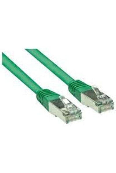 goobay F/UTP Cat.5e Καλώδιο Gigabit Ethernet 0,5μ Πράσινο Κωδικός: 50179