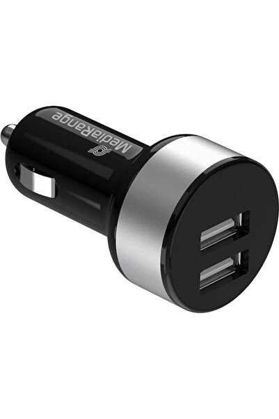 MediaRange Φορτιστής αυτοκινήτου 17W 3.4A με θύρες: 2xUSB Μαύρο Χρώμα Κωδικός...