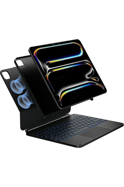 typecase Ανθεκτική Θήκη Edge Flip με Πληκτρολόγιο Μαύρη (iPad Air 13 2024/2025)