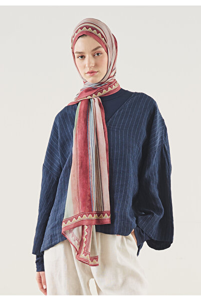 Freshscarfs Cherry Rotten Line Harmony Pattern Soft Viscose Shawl