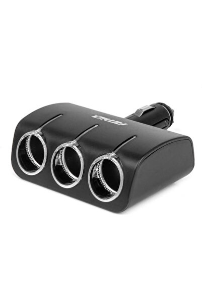 AMIO Φορτιστής Αυτοκινήτου 120W με Θύρες: 3xLighter με ενσωματωμένο καλώδιο, ...