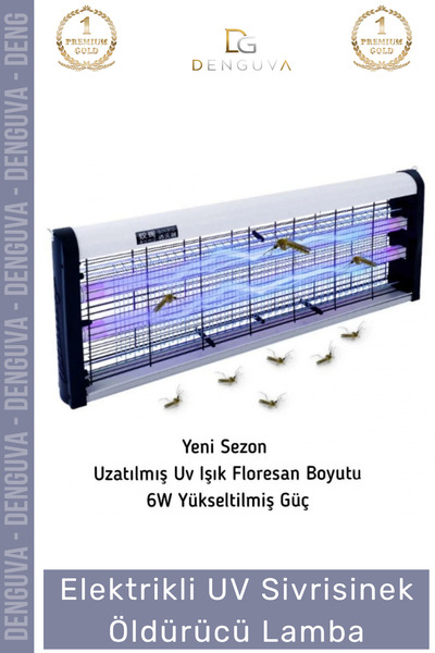 Denguva #SinekÖldürücü UV Lamba Elektrikli Haşere Kovucu Güçlü Etkili Askılı ...