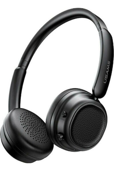 Usams SR01 Ασύρματα ακουστικά κεφαλής Bluetooth με 40 ώρες λειτουργίας, Μαύρα