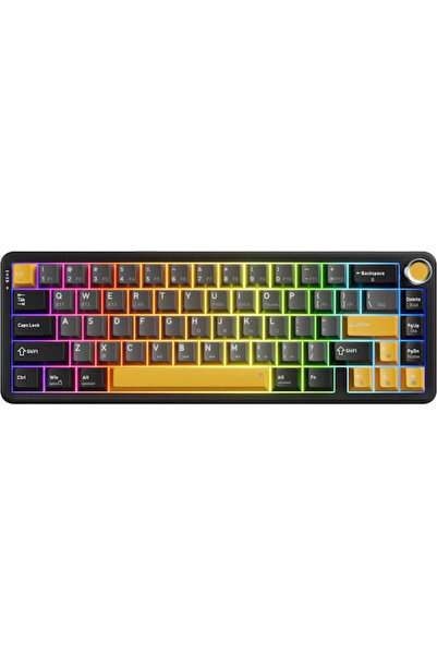 MARVO Titan 65 Ασύρματο Μηχανικό Πληκτρολόγιο Gaming 65% με φωτισμό RGB (Διεθ...