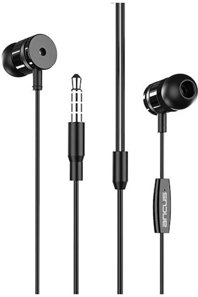 Other Ancus Harmony MD44 Ενδοωτικά Handsfree με βύσμα 3.5mm Μαύρο