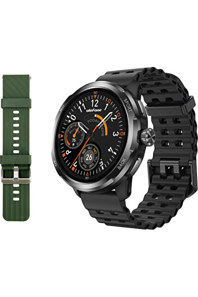 ULEFONE Armor Watch Pro 48mm με Παρακολούθηση Καρδιακών Παλμών Μαύρο M/L