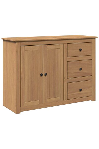 vidaxl Dulap cu sertare Panama, 112x40x80 cm, lemn masiv de pin