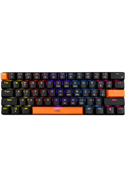 Baracuda Μηχανικό πληκτρολόγιο gaming Dolphin 60% με προσαρμοσμένους κόκκινου...