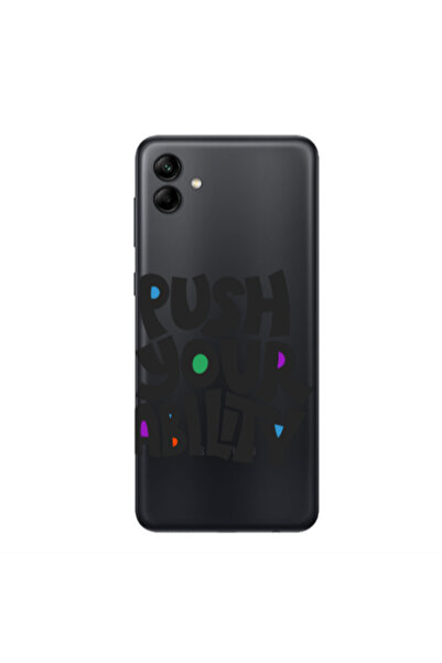 Other Samsung A04 Push Your Ability Transparent Silicone TPU Θήκη