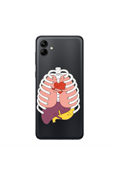 Other Samsung A04 Anatomy Transparent Silicone TPU Θήκη