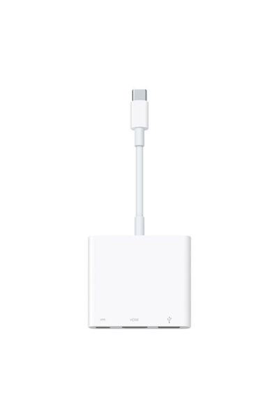 Apple Σταθμός σύνδεσης USB-C με HDMI 4K PD Λευκό (MW5M3ZM/A)