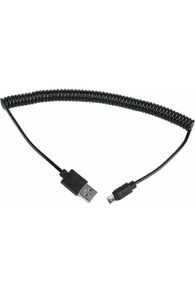 Cablexpert 1.8μ Σπιράλ Καλώδιο USB 2.0 σε micro USB (CC-MUSB2C-AMBM-6)
