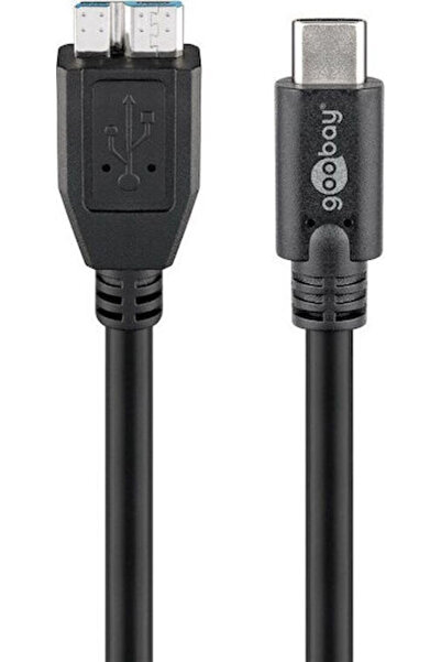 goobay Καλώδιο Micro USB Τύπου Micro-b Μήκος 0.6 Μέτρα Μαύρο