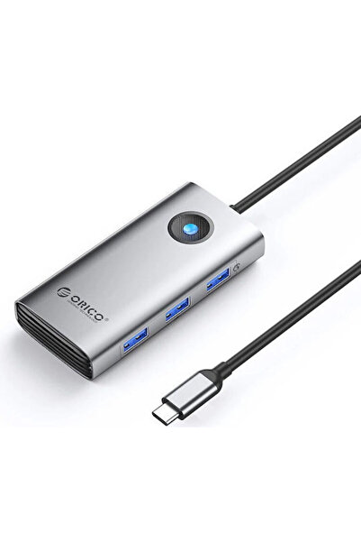 Orico Σταθμός σύνδεσης USB-C με 4K και Ethernet, Γκρι (PW11-6P25R-GY-BP)