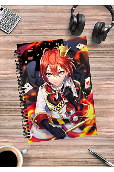 mertfigur Twisted Wonderland Anime Spiral Notebook A5 (50 Sheets)