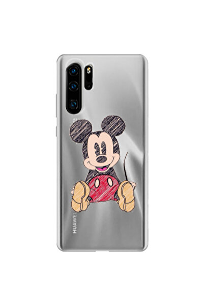 Other Huawei P30 Pro Mickey mouse 2 Transparent Silicone TPU Θήκη