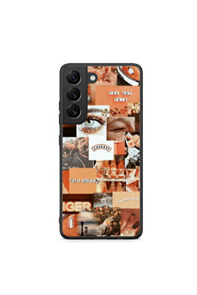 Other Samsung S22 Plus Peachy Haze Black Glossy Θήκη
