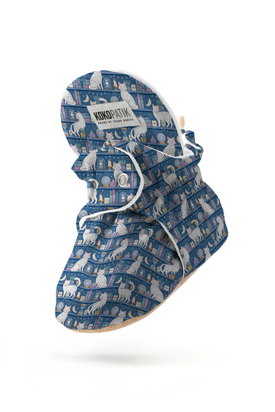 Kokopatik Bilge Patterned - Home & Nursery Slippers