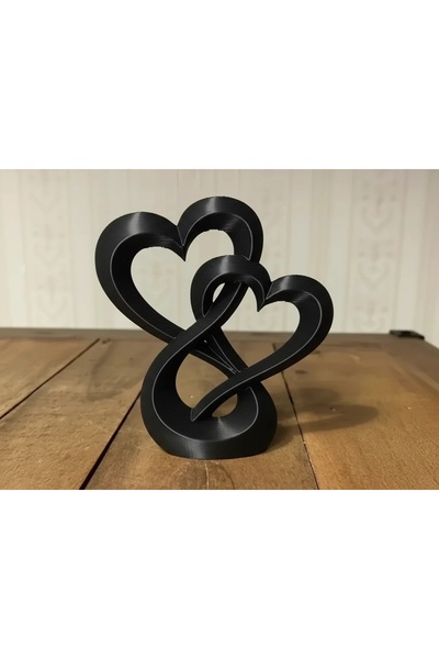 OEM Decorative Statuette Intertwined Hearts Modern Design Elegance