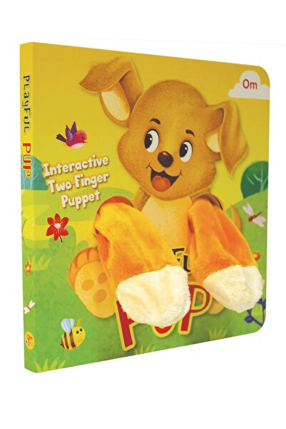 OM BOOKS Interactive Two-finger Puppet Playful Pup