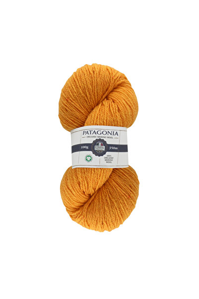 Etrofil Patagonia Knitting Yarn Amber Orange 100% Organic Merino Wool 100g 35...