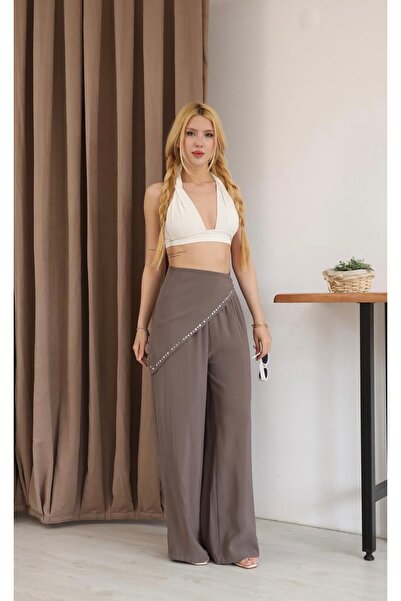 FEMİNEER.com Flor detaylı liyosel pantolon
