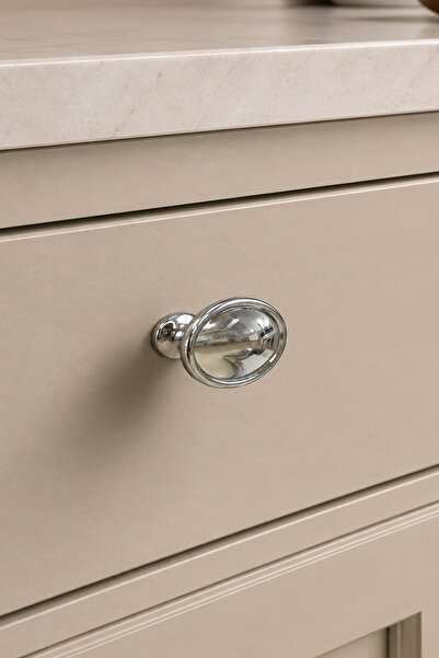 BERFİNO 5Pcs Petra Antique Yellow&Black Cabinet Knob Furniture Handle Drawer ...