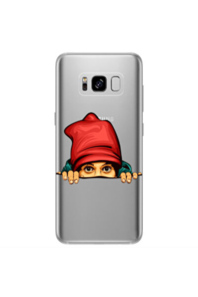 Other Samsung S8 Plus Hidden Girl Transparent Silicone TPU Θήκη