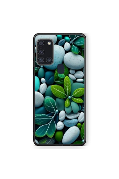 Other Samsung A21S Pebbles Black Glossy Θήκη