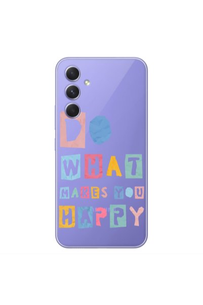 Other Samsung A54 Do What Makes Transparent Silicone TPU Θήκη