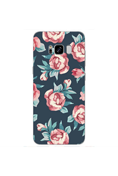 Other Samsung S8 Plus Purple roses Transparent Silicone TPU Θήκη