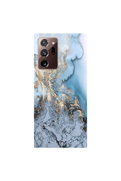 Other Samsung Note 20 Ultra Marble Gold Design Transparent Silicone TPU Θήκη