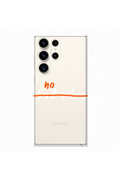 Other Samsung S24 Ultra No bad vibes 2 Transparent Silicone TPU Θήκη