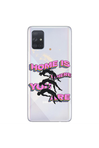Other Samsung A71 Home Is Where Transparent Silicone TPU Θήκη