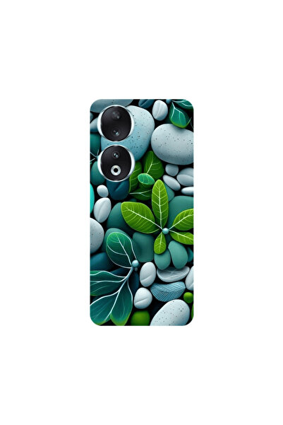 Other Honor 90 5G Pebbles Transparent Silicone TPU Θήκη
