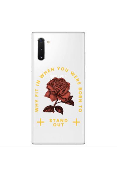 Other Samsung Note 10 Plus Stand out Transparent Silicone TPU Θήκη