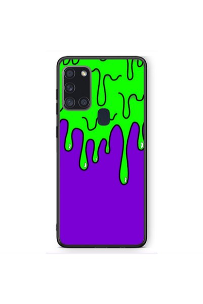 Other Samsung A21S Running paint Black Glossy Θήκη