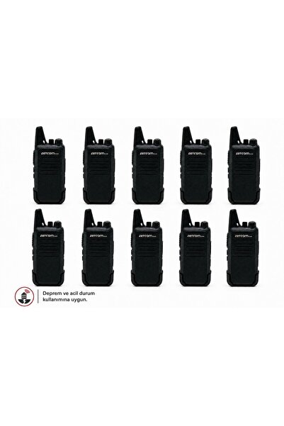 ZETCOM N446 PMR Deprem ve Acil Durum El Telsizi (10'lu Set)